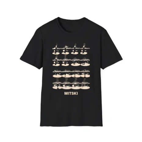 Mitski the Land Choreography Unisex Softstyle T-Shirt Black Mitski the Land Choreography Unisex Softstyle T-Shirt Black