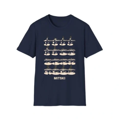 Mitski the Land Choreography Unisex Softstyle T-Shirt Navy