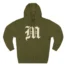 Mitski the Land Letterman Three-Panel Fleece Hoodie Army Green