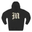 Mitski the Land Letterman Three-Panel Fleece Hoodie Black
