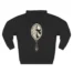 Mitski the Land Letterman Three-Panel Fleece Hoodie Black Back Side