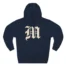 Mitski the Land Letterman Three-Panel Fleece Hoodie Navy