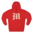 Mitski the Land Letterman Three-Panel Fleece Hoodie Red