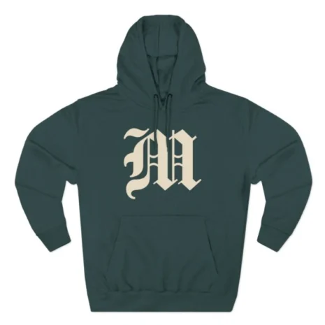 Mitski the Land Letterman Three-Panel Fleece Hoodie Sports Green Mitski the Land Letterman Three-Panel Fleece Hoodie Sports Green