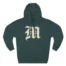 Mitski the Land Letterman Three-Panel Fleece Hoodie Sports Green