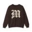Mitski the Land Letterman Unisex Heavy Blend™ Crewneck Sweatshirt Dark Chocolate
