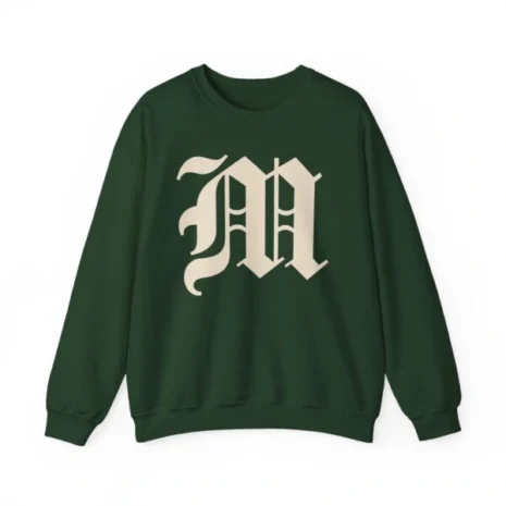Mitski the Land Letterman Unisex Heavy Blend™ Crewneck Sweatshirt Forest Green Mitski the Land Letterman Unisex Heavy Blend™ Crewneck Sweatshirt Forest Green
