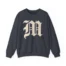 Mitski the Land Letterman Unisex Heavy Blend™ Crewneck Sweatshirt Heather Sport Dark Navy