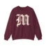 Mitski the Land Letterman Unisex Heavy Blend™ Crewneck Sweatshirt Maroon