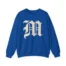 Mitski the Land Letterman Unisex Heavy Blend™ Crewneck Sweatshirt Royal