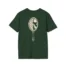 Mitski the Land Letterman Unisex Softstyle T-Shirt Forest Green Back Side