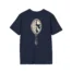 Mitski the Land Letterman Unisex Softstyle T-Shirt Navy Back Side