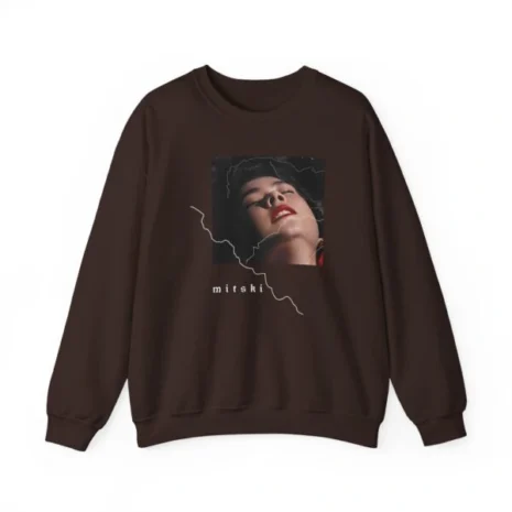 Secretly Store Mitski Unisex Heavy Blend™ Crewneck Sweatshirt Dark Chocolate Secretly Store Mitski Unisex Heavy Blend™ Crewneck Sweatshirt Dark Chocolate
