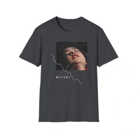 Secretly Store Mitski Unisex Softstyle T-Shirt Dark Heather Grey Secretly Store Mitski Unisex Softstyle T-Shirt Dark Heather Grey