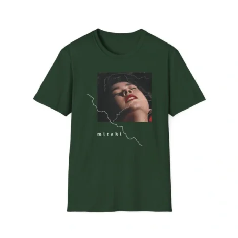 Secretly Store Mitski Unisex Softstyle T-Shirt Forest Green Secretly Store Mitski Unisex Softstyle T-Shirt Forest Green