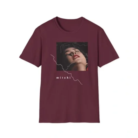 Secretly Store Mitski Unisex Softstyle T-Shirt Maroon Secretly Store Mitski Unisex Softstyle T-Shirt Maroon