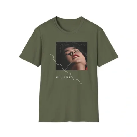 Secretly Store Mitski Unisex Softstyle T-Shirt Military Green Secretly Store Mitski Unisex Softstyle T-Shirt Military Green