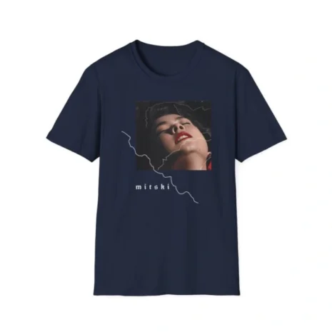 Secretly Store Mitski Unisex Softstyle T-Shirt Navy Secretly Store Mitski Unisex Softstyle T-Shirt Navy