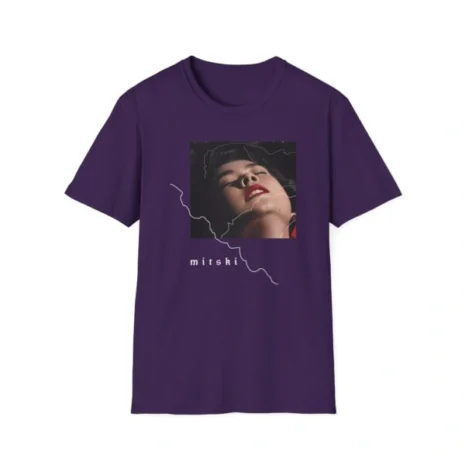 Secretly Store Mitski Unisex Softstyle T-Shirt Purple Secretly Store Mitski Unisex Softstyle T-Shirt Purple